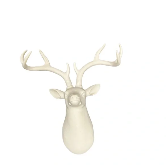 *SOLD*Faux Wall Mount Deerhead and Antlers - Picture 5 of 6